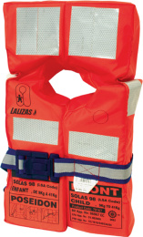 Жилет спасательный взрослый Lalizas Lifejacket 150N SOLAS без огня поиска (70169)